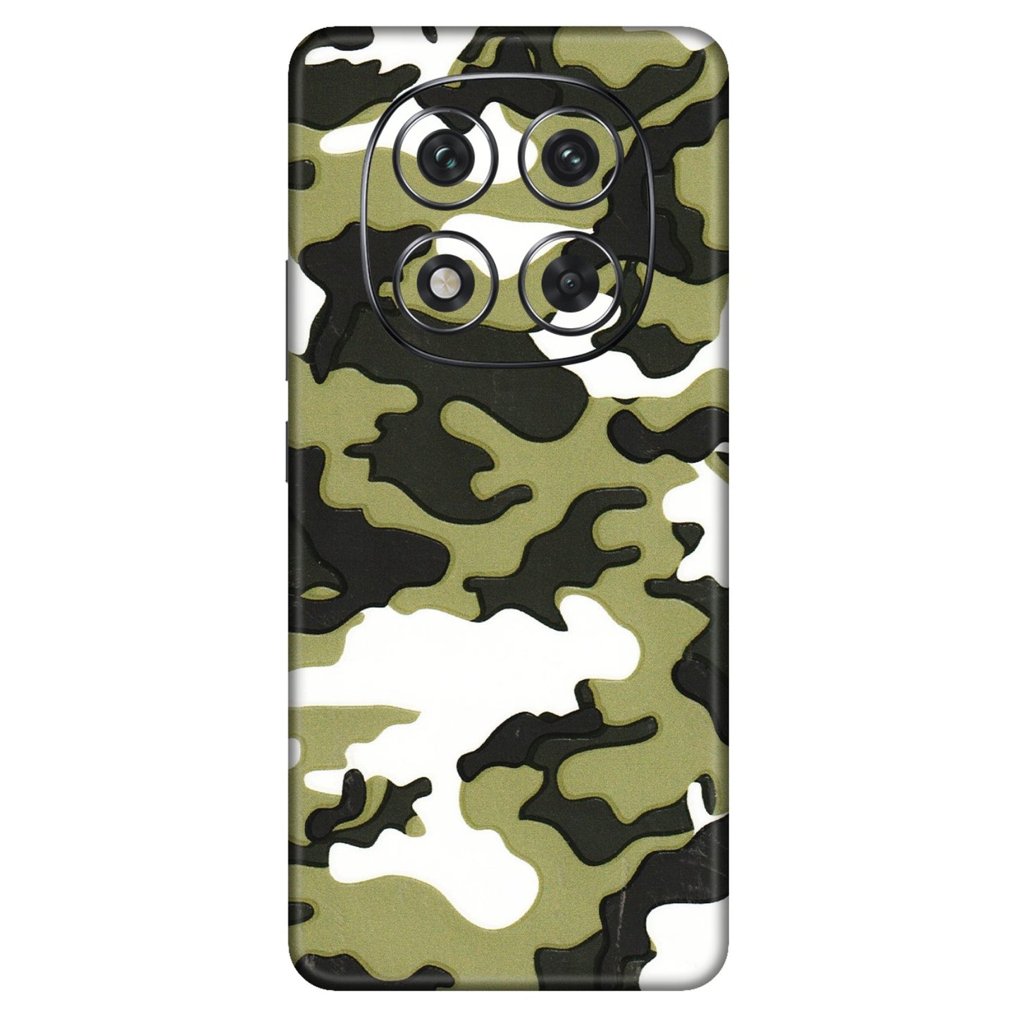 Xiaomi Redmi Phone Skins (All Models) - Camouflages White And Green - 3D Embossed Finish (L-243) Redmi Note 14 Pro 5G