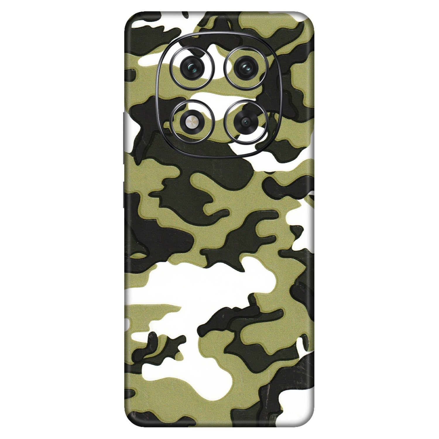 Xiaomi Redmi Phone Skins (All Models) - Camouflages White And Green - 3D Embossed Finish (L-243) Redmi Note 14 Pro 5G