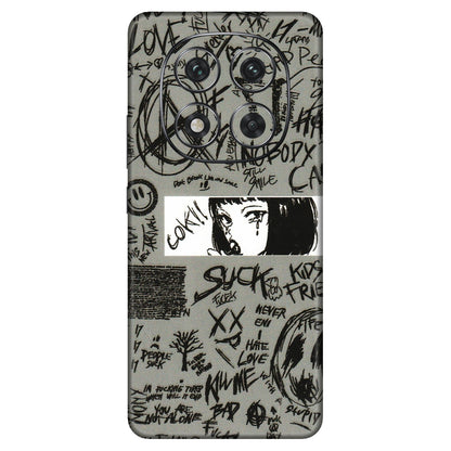 Xiaomi Redmi Phone Skins (All Models) - Never Have Love Anime - 3D Embossed Finish (L-260) Redmi Note 14 Pro 5G