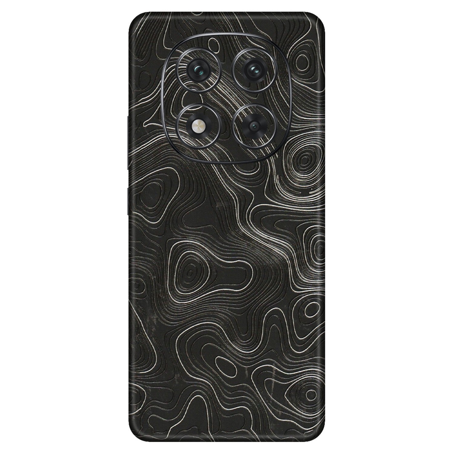 Xiaomi Redmi Phone Skins (All Models) - Abstract White Line Map - 3D Embossed Finish (L-269) Redmi Note 14 Pro 5G