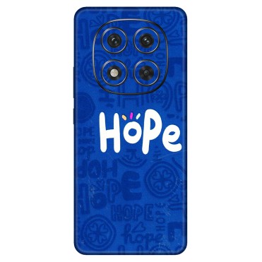Xiaomi Redmi Phone Skins (All Models) - Hope Doodles Blue - 3D Embossed Finish (L-43) Redmi Note 14 Pro 5G