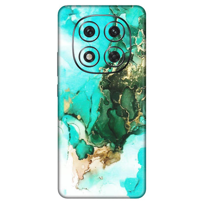Xiaomi Redmi Phone Skins (All Models) - The Blue Gold Marble - Matte Finish (M-124) Redmi Note 14 Pro 5G