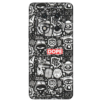 Xiaomi Redmi Phone Skins (All Models) - Dope Stay Classy Black Doodles - Matte Finish (M-126) Redmi Note 14 Pro 5G
