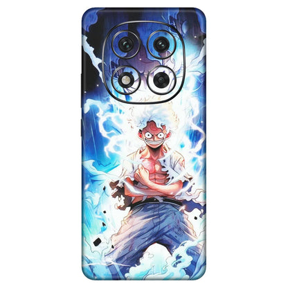 Xiaomi Redmi Phone Skins (All Models) - Blue Thunder Luffy Anime - Matte Finish (M-132) Redmi Note 14 Pro 5G