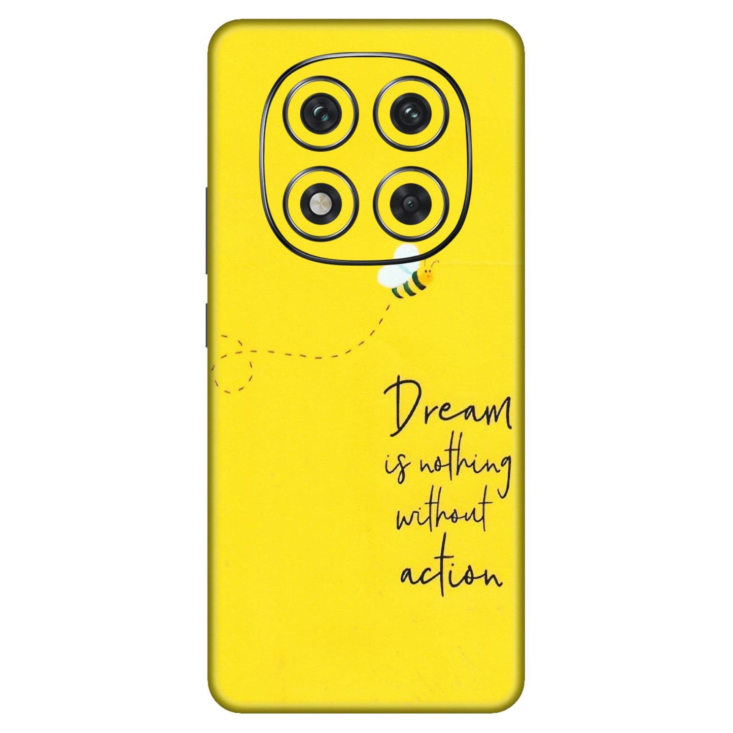 Xiaomi Redmi Phone Skins (All Models) - Dream Is Nothing Without Action - Matte Finish (M-138) Redmi Note 14 Pro 5G