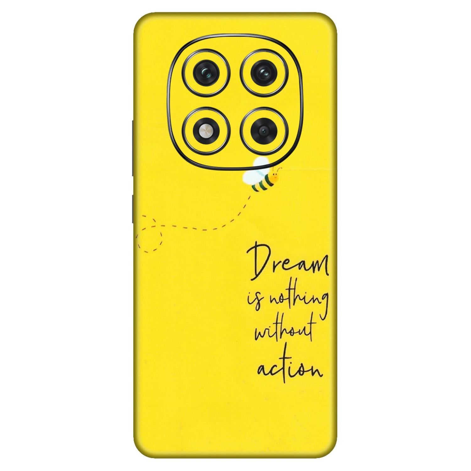Xiaomi Redmi Phone Skins (All Models) - Dream Is Nothing Without Action - Matte Finish (M-138) Redmi Note 14 Pro 5G