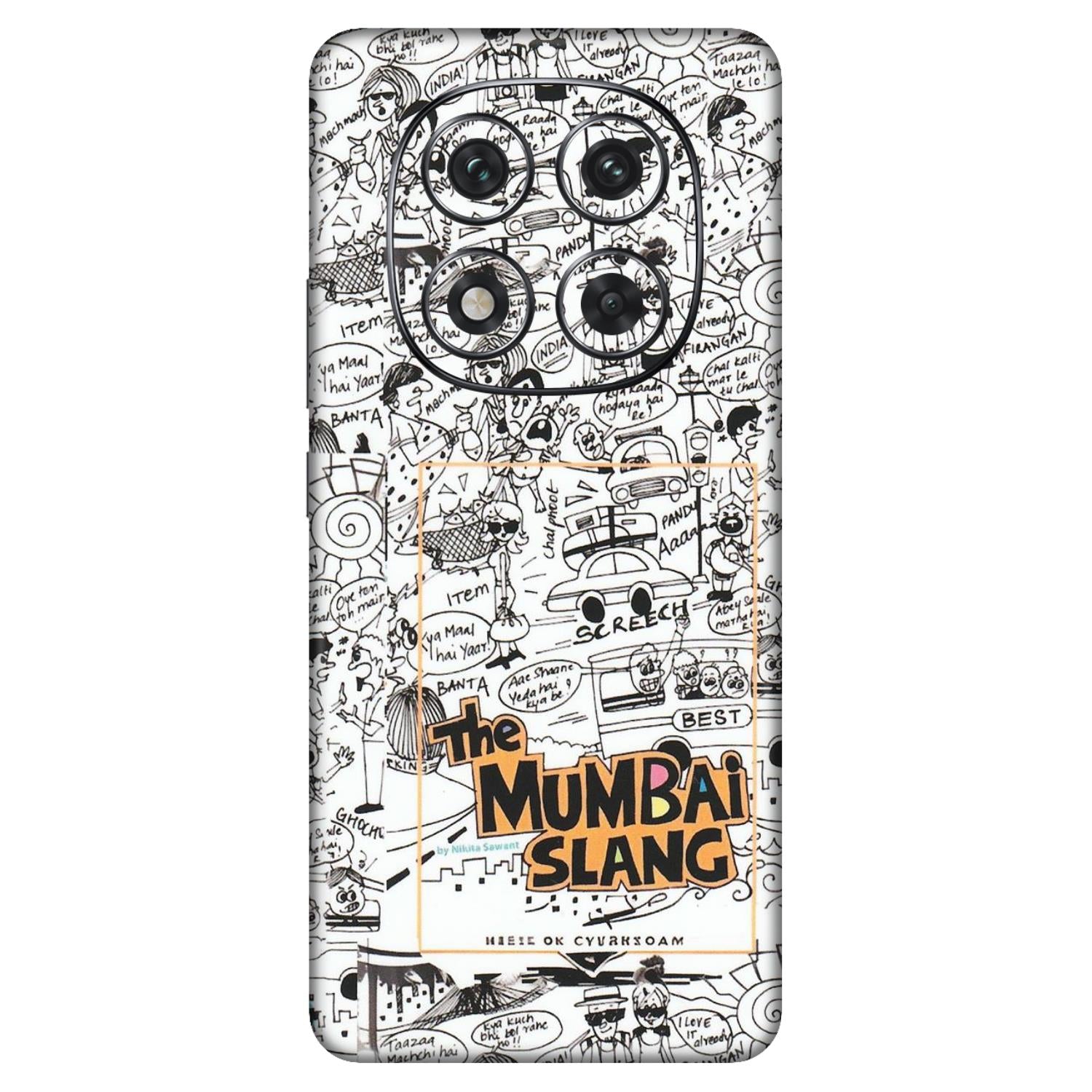 Xiaomi Redmi Phone Skins (All Models) - The Mumbai Slang - Matte Finish (M-142) Redmi Note 14 Pro 5G
