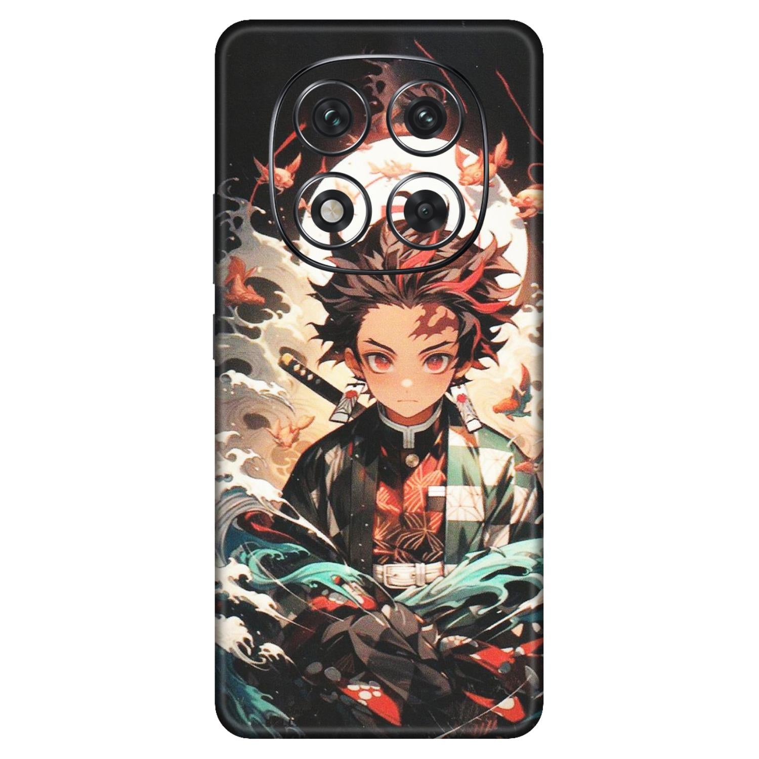 Xiaomi Redmi Phone Skins (All Models) - Tanjiro Demon Slayer Anime - Matte Finish (M-158) Redmi Note 14 Pro 5G