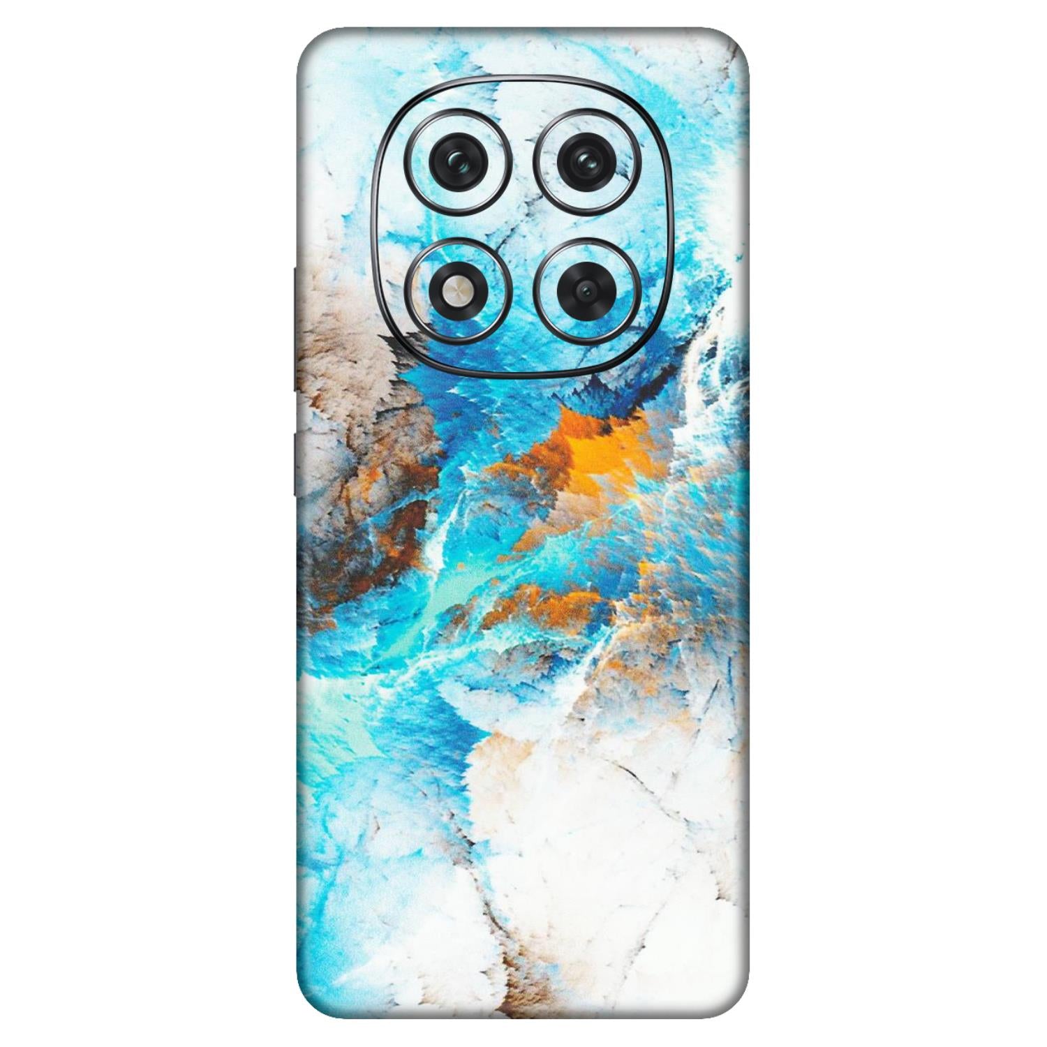 Xiaomi Redmi Phone Skins (All Models) - Blue Waves Abstract - Matte Finish (M-19) Redmi Note 14 Pro 5G