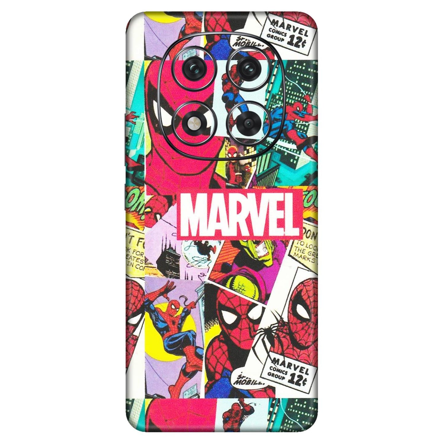 Xiaomi Redmi Phone Skins (All Models) - Marvel Comic Spiderman Grafitti - Matte Finish (M-72) Redmi Note 14 Pro 5G
