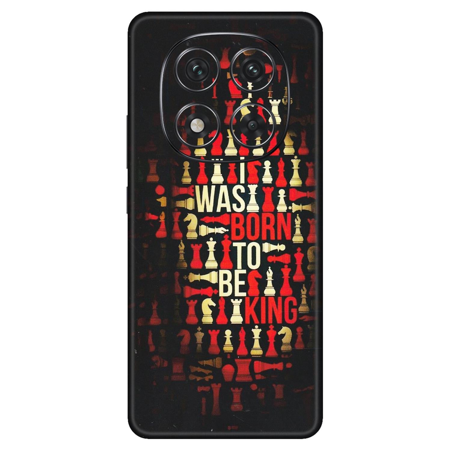 Xiaomi Redmi Phone Skins (All Models) - Born To Be King - Matte Finish (M-73) Redmi Note 14 Pro 5G