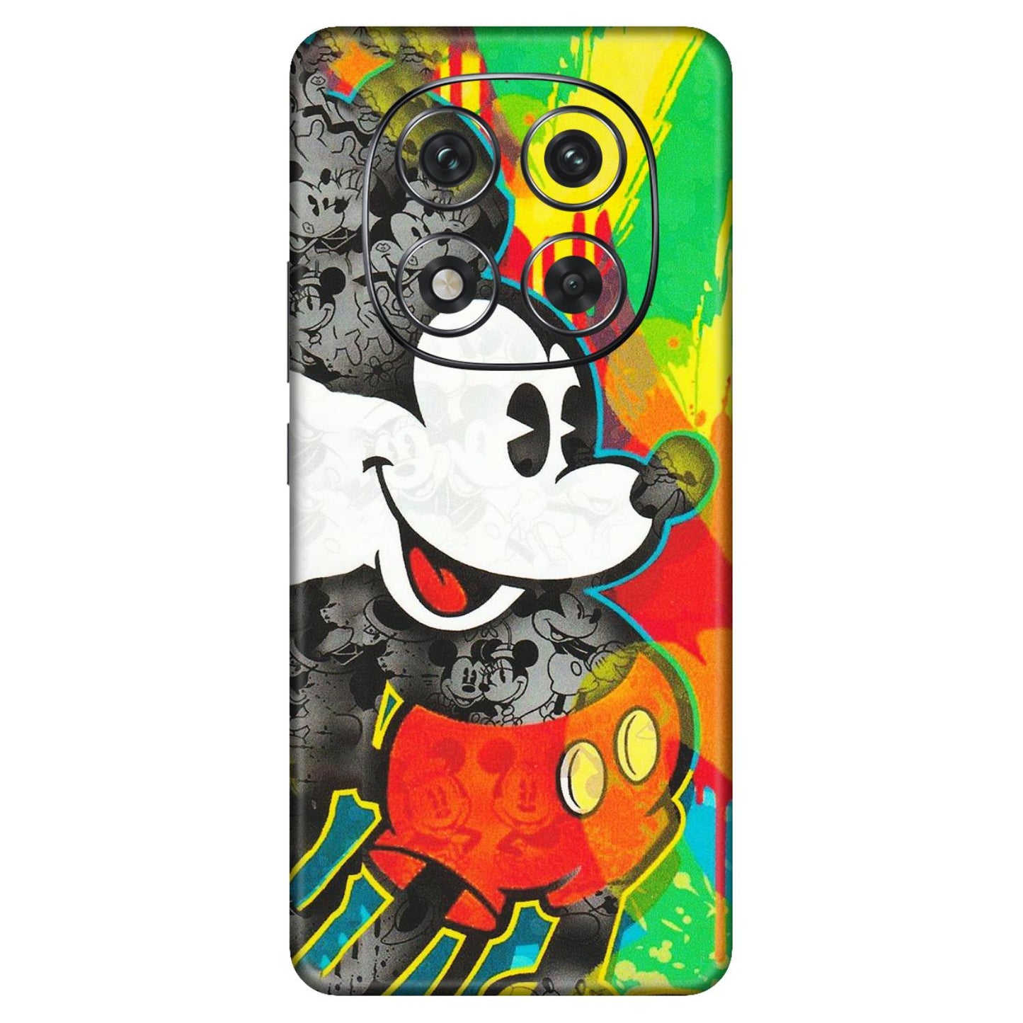 Xiaomi Redmi Phone Skins (All Models) - Multiple Mickey With Colourful Texture - Matte Finish (M-84) Redmi Note 14 Pro 5G