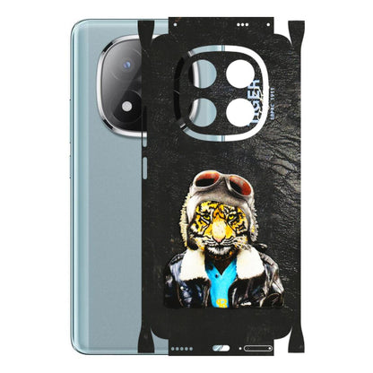 Xiaomi Redmi Phone Skins (All Models) - Rider Tiger - 3D Embossed Finish (L-113) Redmi Note 14 Pro Plus 5G