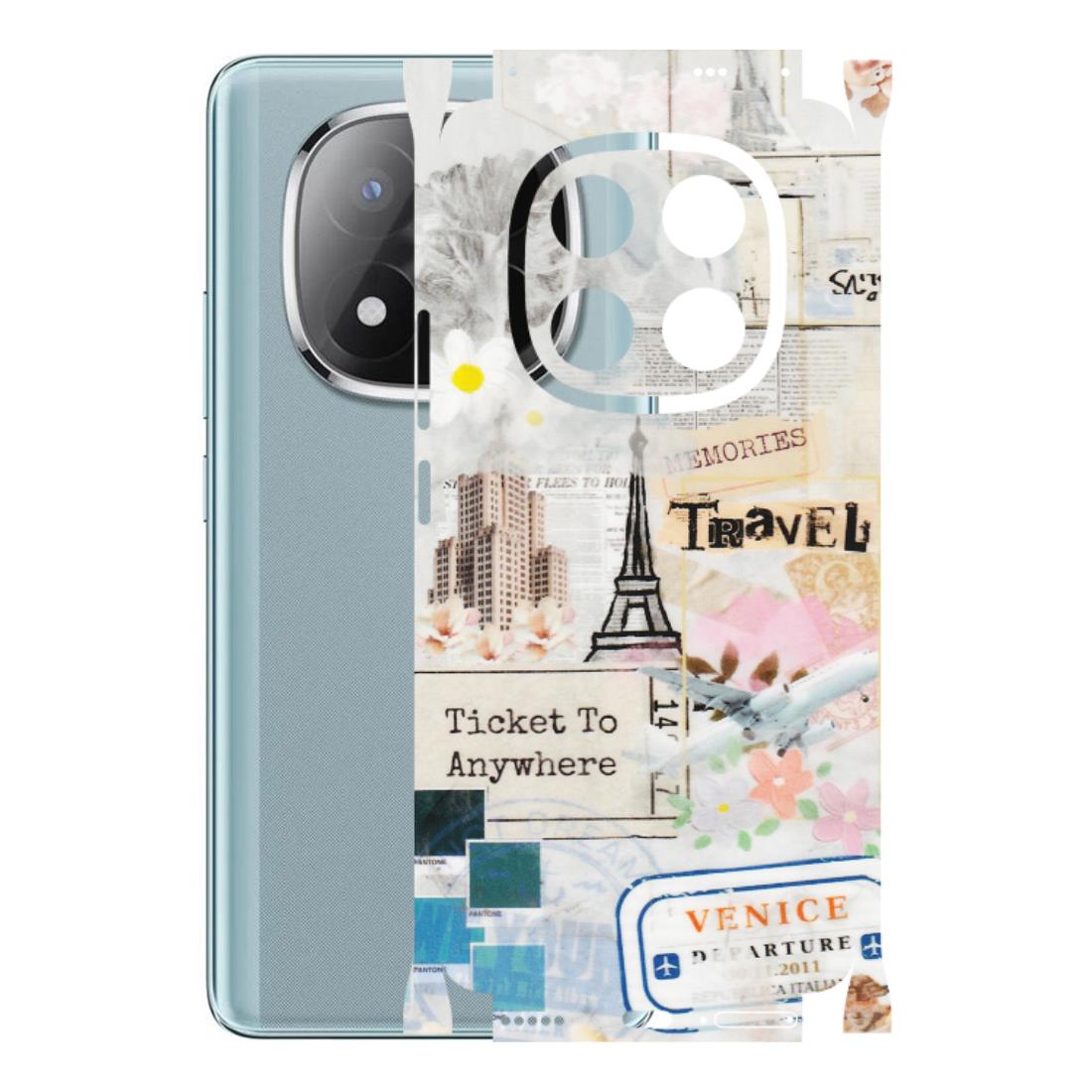 Xiaomi Redmi Phone Skins (All Models) - Travel Memories - Transparent Finish (T-09) Redmi Note 14 Pro Plus 5G