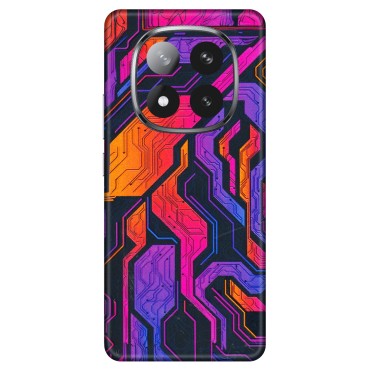 Xiaomi Redmi Phone Skins (All Models) - Tech Circuits Futuristic - 3D Embossed Finish (L-07) Redmi Note 14 Pro Plus 5G