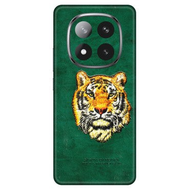 Xiaomi Redmi Phone Skins (All Models) - Leather Feel Tiger - 3D Embossed Finish (L-111) Redmi Note 14 Pro Plus 5G