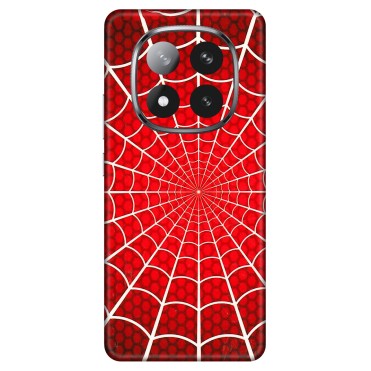 Xiaomi Redmi Phone Skins (All Models) - Classic Spidey Web - 3D Embossed Finish (L-115) Redmi Note 14 Pro Plus 5G