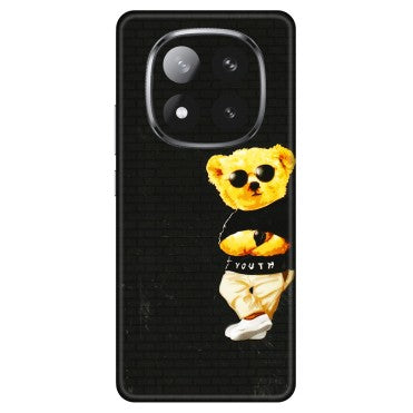 Xiaomi Redmi Phone Skins (All Models) - Classy Teddy Bear - 3D Embossed Finish (L-116) Redmi Note 14 Pro Plus 5G