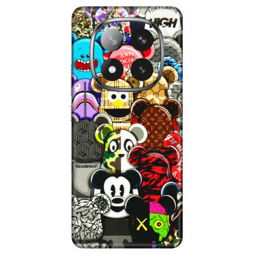 Xiaomi Redmi Phone Skins (All Models) - More Mickey Mouses - 3D Embossed Finish (L-118) Redmi Note 14 Pro Plus 5G