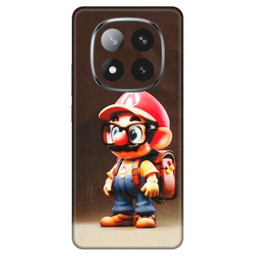 Xiaomi Redmi Phone Skins (All Models) - Little Mario - 3D Embossed Finish (L-119) Redmi Note 14 Pro Plus 5G