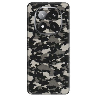 Xiaomi Redmi Phone Skins (All Models) - Black/Grey Camoflaunge - 3D Embossed Finish (L-142) Redmi Note 14 Pro Plus 5G