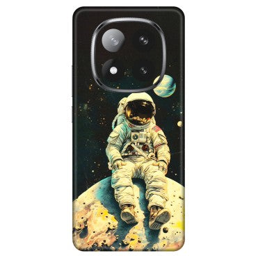 Xiaomi Redmi Phone Skins (All Models) - Astronaut in Space - 3D Embossed Finish (L-16) Redmi Note 14 Pro Plus 5G