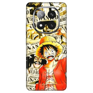 Xiaomi Redmi Phone Skins (All Models) - Luffy Anime - 3D Embossed Finish (L-177) Redmi Note 14 Pro Plus 5G