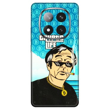 Xiaomi Redmi Phone Skins (All Models) - Crypto Thug Life - 3D Embossed Finish (L-179) Redmi Note 14 Pro Plus 5G