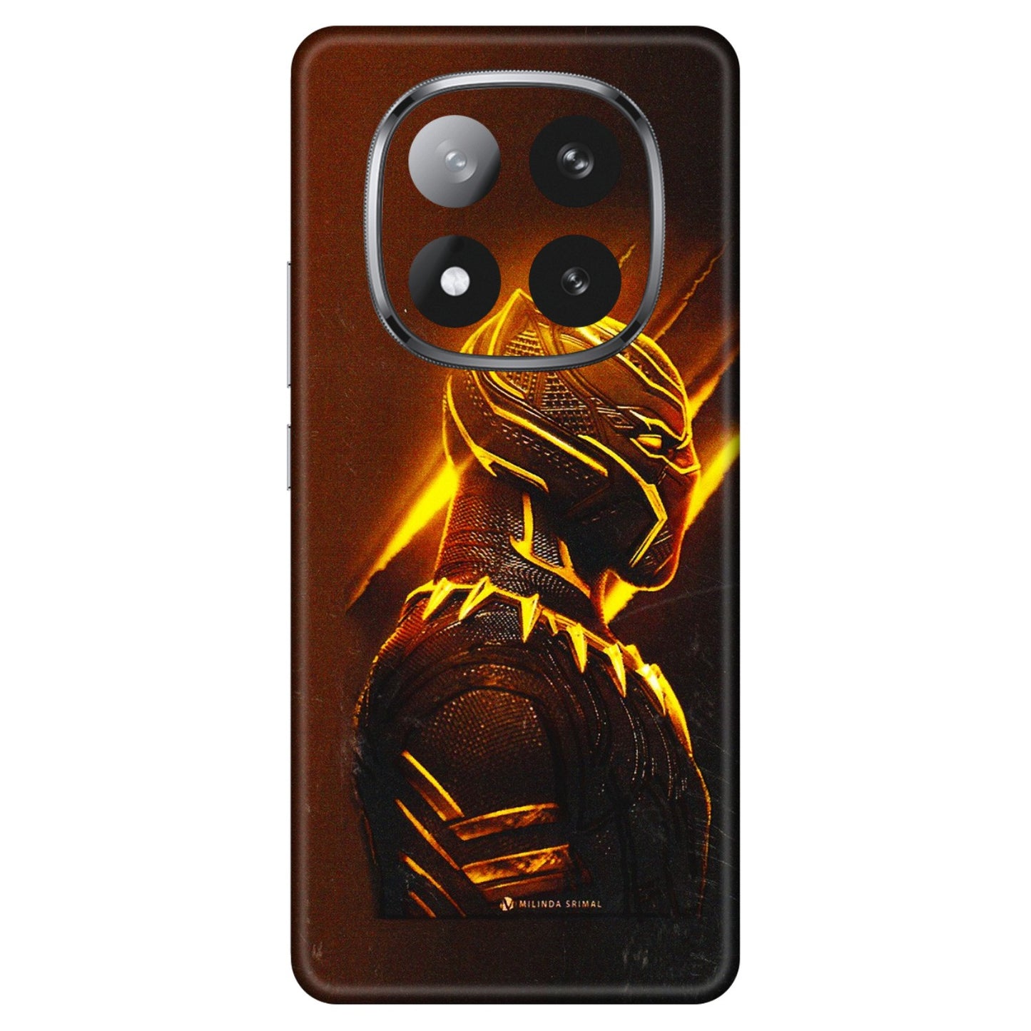 Xiaomi Redmi Phone Skins (All Models) - Gold Black Panther - 3D Embossed Finish (L-181) Redmi Note 14 Pro Plus 5G