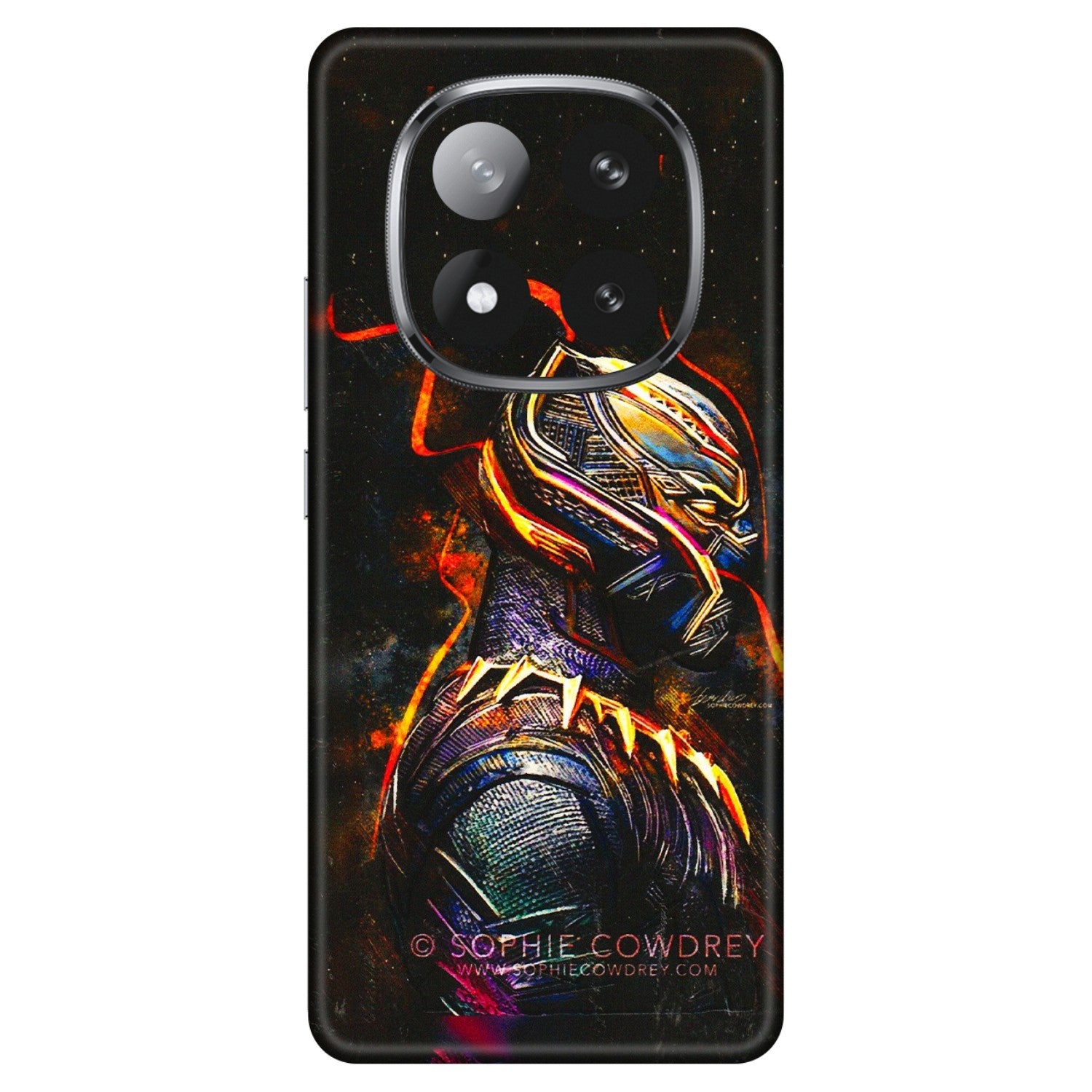 Xiaomi Redmi Phone Skins (All Models) - Black Panther - 3D Embossed Finish (L-190) Redmi Note 14 Pro Plus 5G