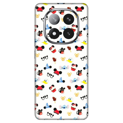 Xiaomi Redmi Phone Skins (All Models) - Minnie Mouse & Donald Doodles s - 3D Embossed Finish (L-194) Redmi Note 14 Pro Plus 5G