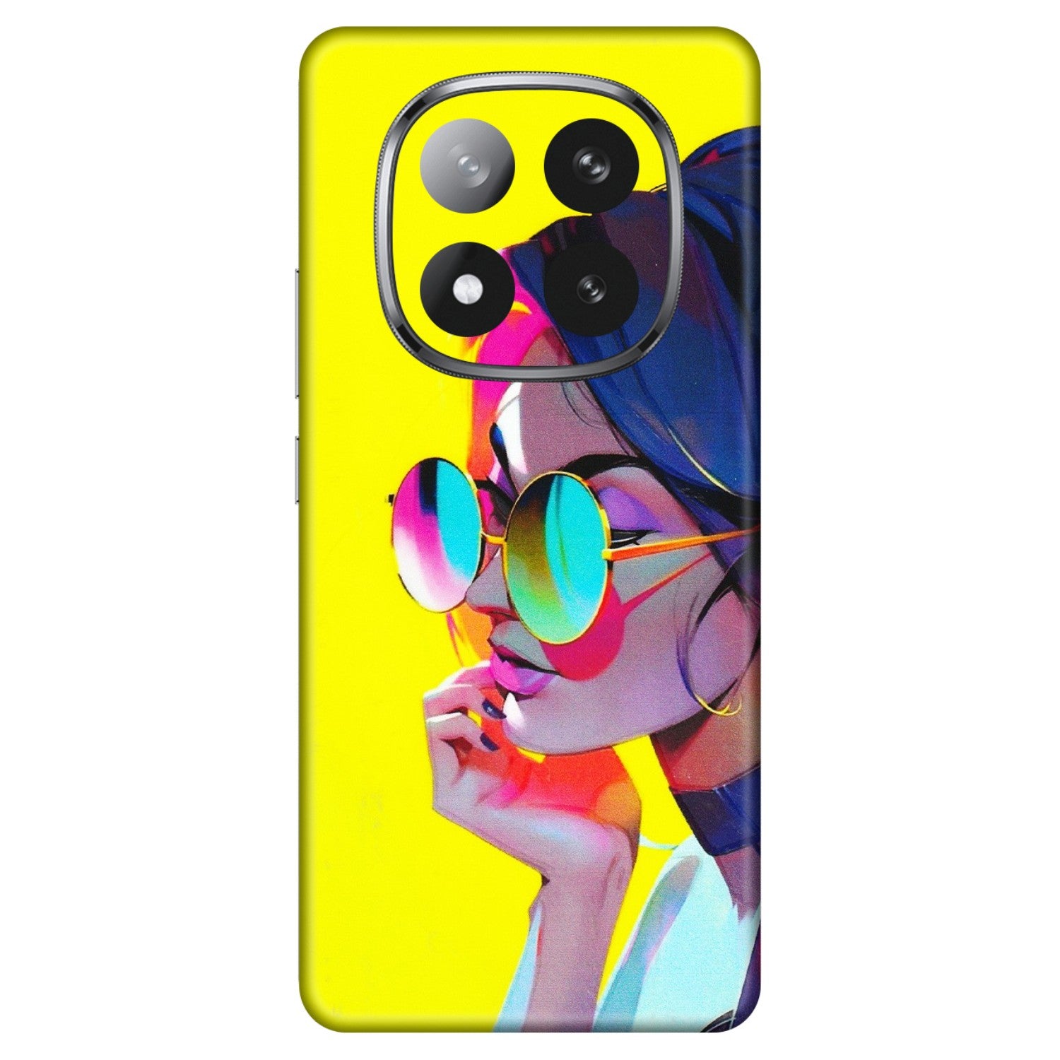 Xiaomi Redmi Phone Skins (All Models) - Bold Stylish Girl - 3D Embossed Finish (L-222) Redmi Note 14 Pro Plus 5G