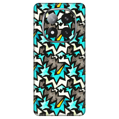 Xiaomi Redmi Phone Skins (All Models) - Funky Zig Zag - 3D Embossed Finish (L-223) Redmi Note 14 Pro Plus 5G