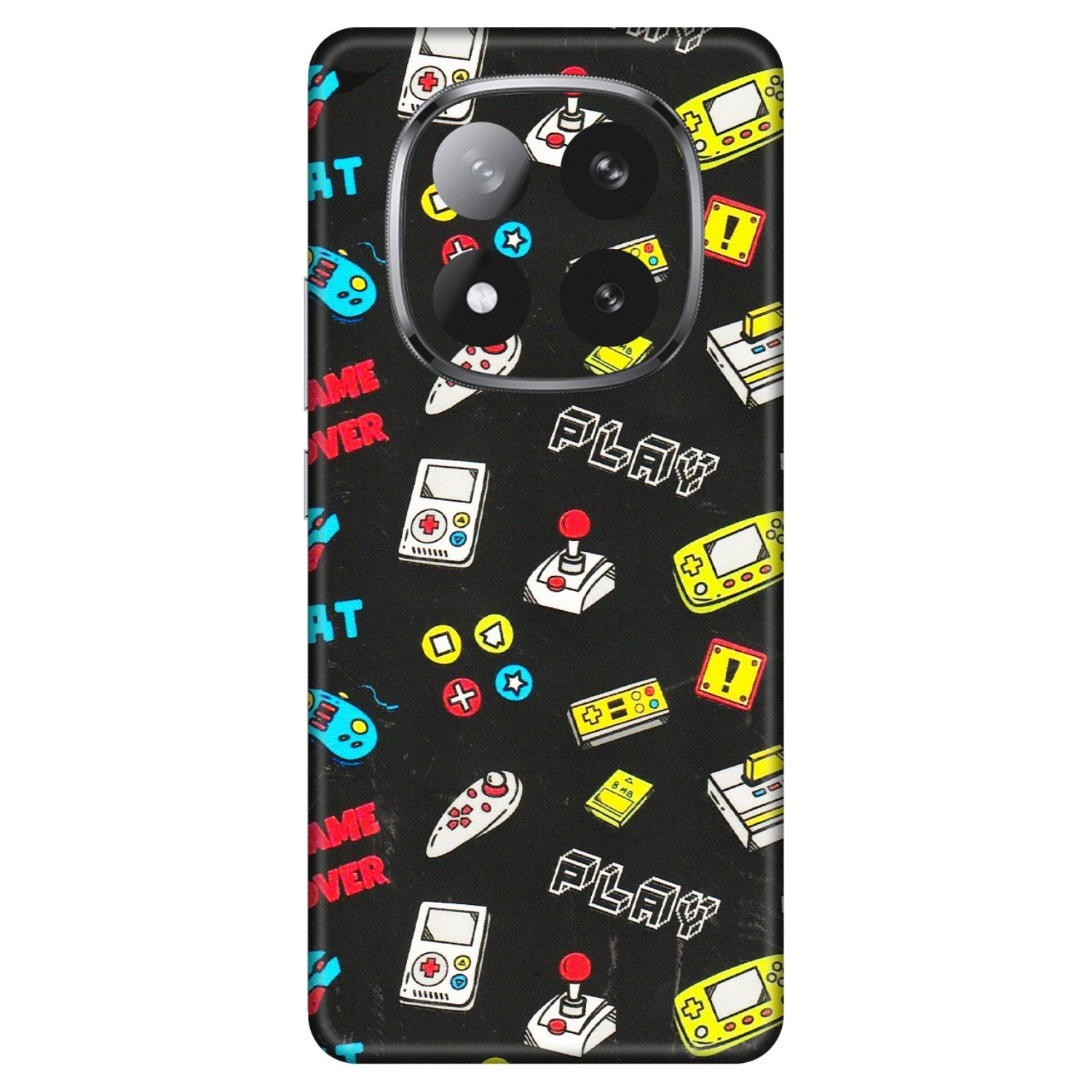 Xiaomi Redmi Phone Skins (All Models) - Gaming Doodles - 3D Embossed Finish (L-224) Redmi Note 14 Pro Plus 5G
