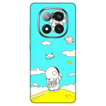 Xiaomi Redmi Phone Skins (All Models) - Blue Skies Astro Float - 3D Embossed Finish (L-230) Redmi Note 14 Pro Plus 5G