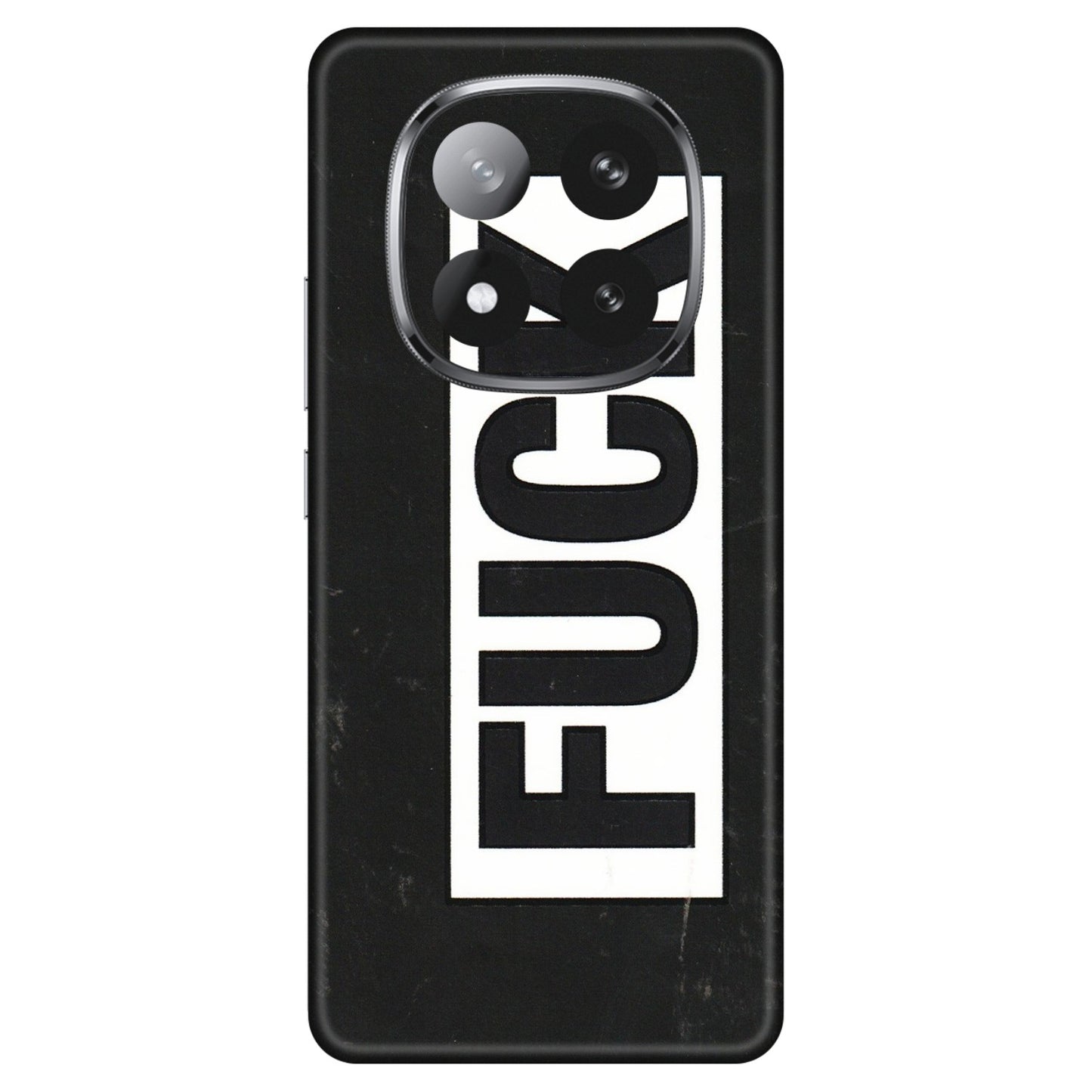 Xiaomi Redmi Phone Skins (All Models) - The F Word - 3D Embossed Finish (L-255) Redmi Note 14 Pro Plus 5G