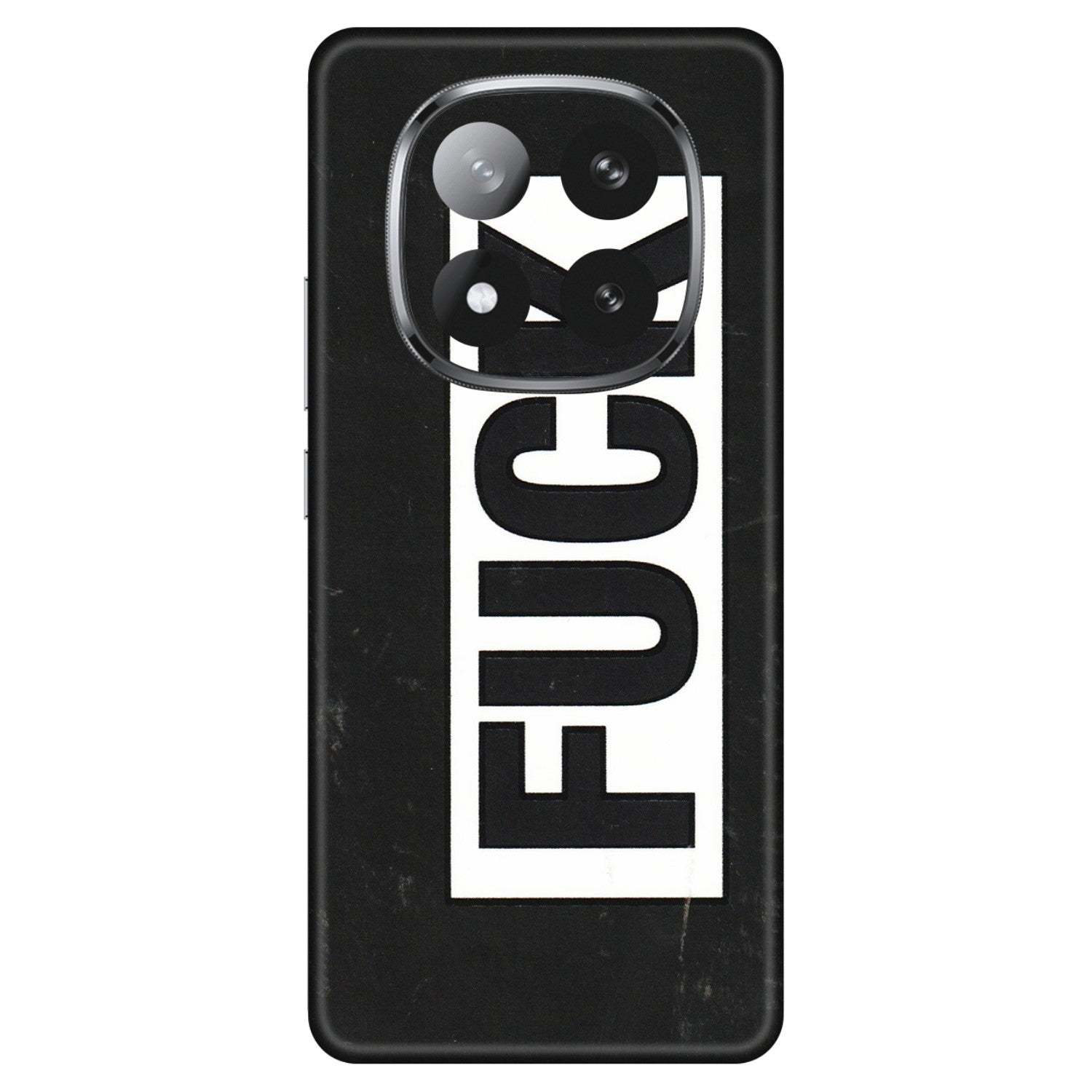Xiaomi Redmi Phone Skins (All Models) - The F Word - 3D Embossed Finish (L-255) Redmi Note 14 Pro Plus 5G