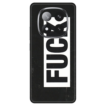 Xiaomi Redmi Phone Skins (All Models) - The F Word - 3D Embossed Finish (L-255) Redmi Note 14 Pro Plus 5G