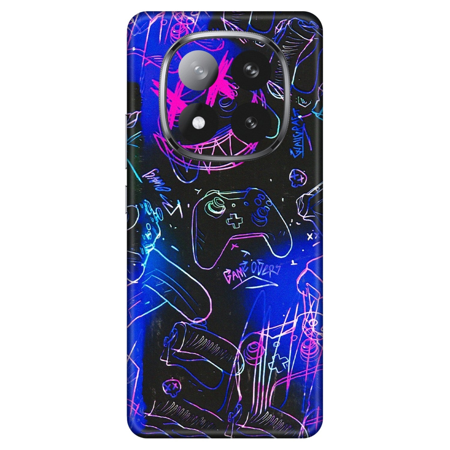 Xiaomi Redmi Phone Skins (All Models) - Gamers Paradise - 3D Embossed Finish (L-258) Redmi Note 14 Pro Plus 5G