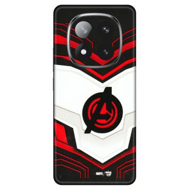 Xiaomi Redmi Phone Skins (All Models) - Avengers Logo - 3D Embossed Finish (L-55) Redmi Note 14 Pro Plus 5G