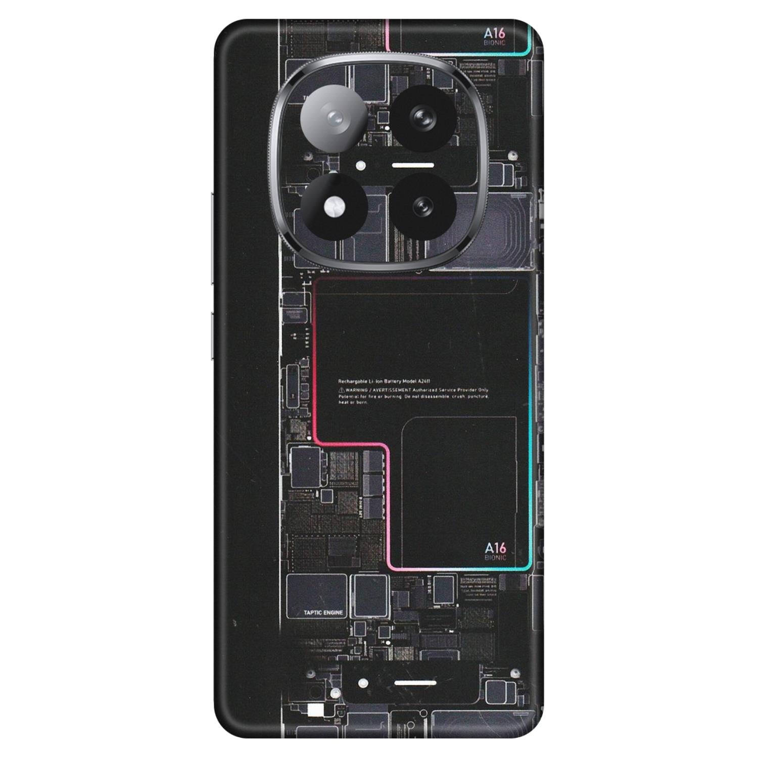 Xiaomi Redmi Phone Skins (All Models) - Motherboard Circuit Layout - Matte Finish (M-117) Redmi Note 14 Pro Plus 5G