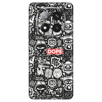 Xiaomi Redmi Phone Skins (All Models) - Dope Stay Classy Black Doodles - Matte Finish (M-126) Redmi Note 14 Pro Plus 5G