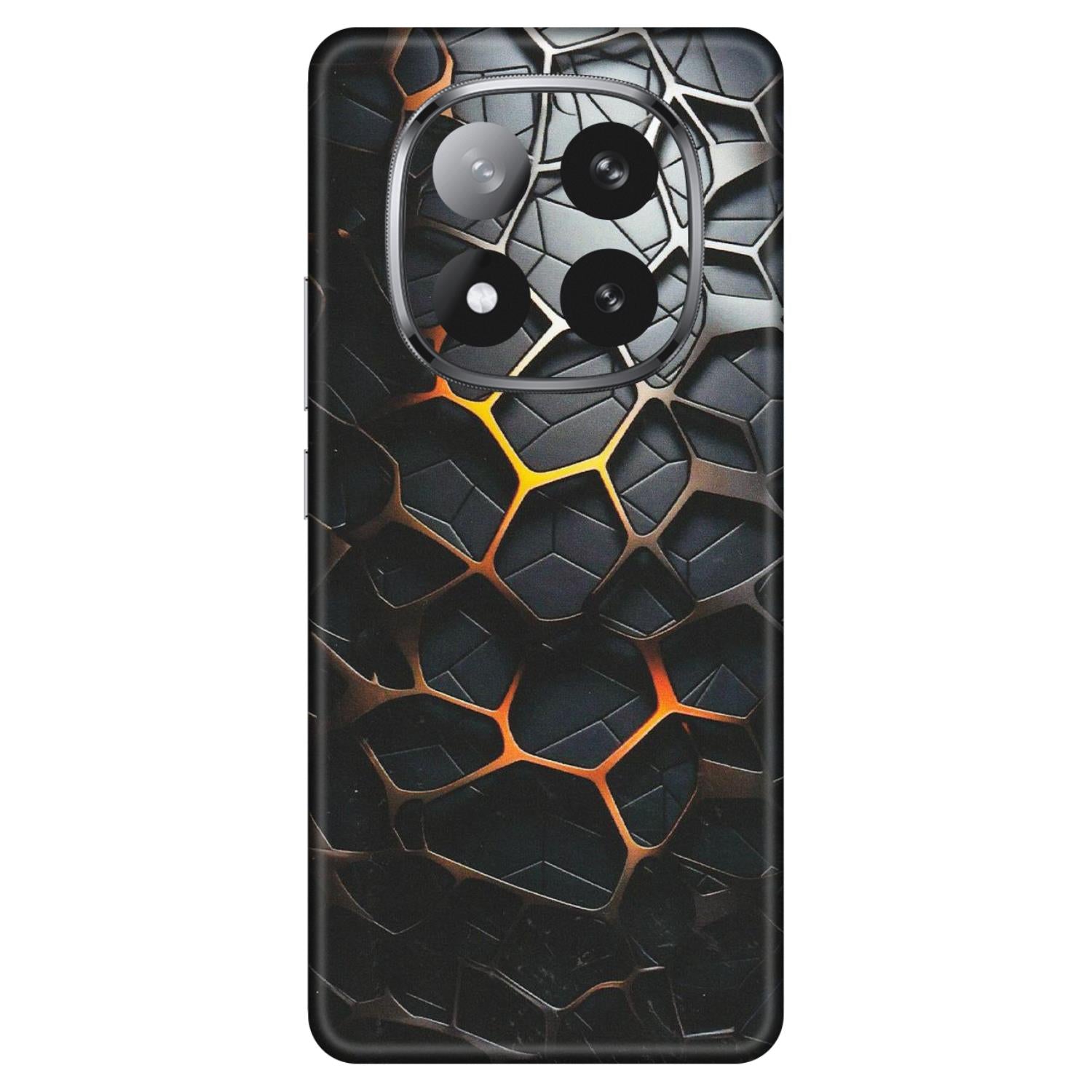 Xiaomi Redmi Phone Skins (All Models) - New Abstract Graphite Tiles - Matte Finish (M-130) Redmi Note 14 Pro Plus 5G