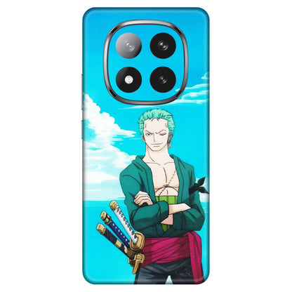 Xiaomi Redmi Phone Skins (All Models) - Cool Swordman Zoro Anime - Matte Finish (M-143) Redmi Note 14 Pro Plus 5G