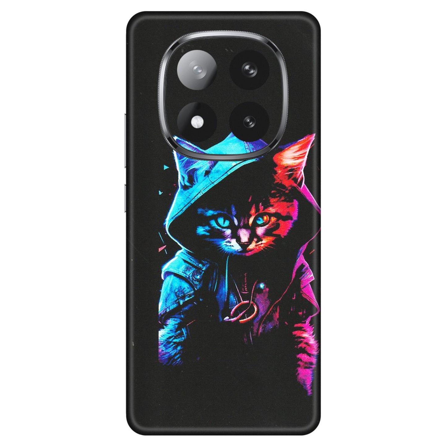 Xiaomi Redmi Phone Skins (All Models) - Cyberpunk Cat - Matte Finish (M-45) Redmi Note 14 Pro Plus 5G