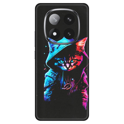 Xiaomi Redmi Phone Skins (All Models) - Cyberpunk Cat - Matte Finish (M-45) Redmi Note 14 Pro Plus 5G