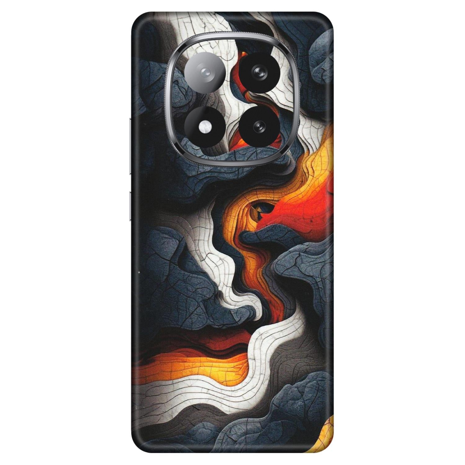 Xiaomi Redmi Phone Skins (All Models) - Abstract Volcanic Layers - Matte Finish (M-52) Redmi Note 14 Pro Plus 5G
