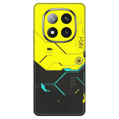 Xiaomi Redmi Phone Skins (All Models) - Black Yellow Technica - Matte Finish (M-53) Redmi Note 14 Pro Plus 5G