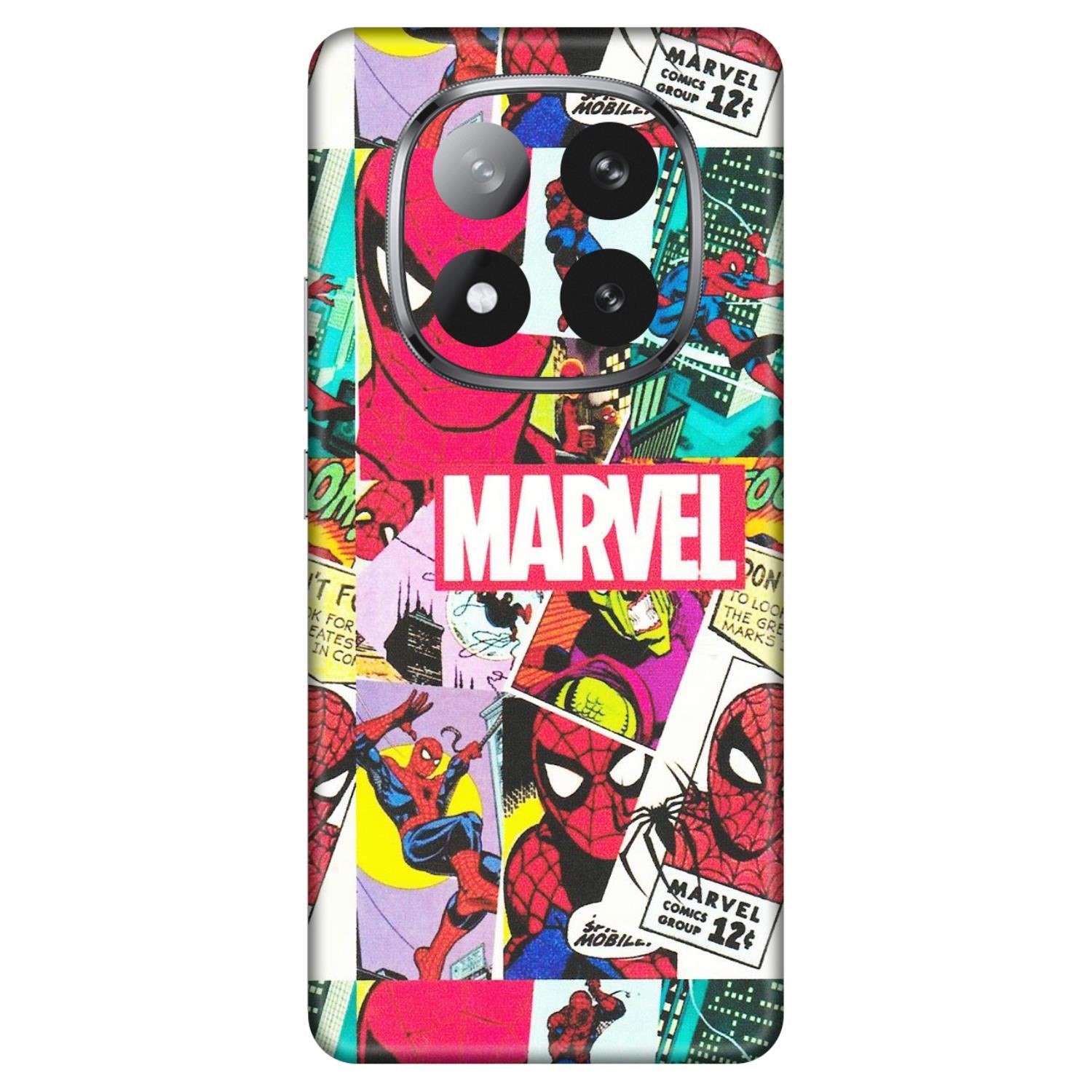 Xiaomi Redmi Phone Skins (All Models) - Marvel Comic Spiderman Grafitti - Matte Finish (M-72) Redmi Note 14 Pro Plus 5G