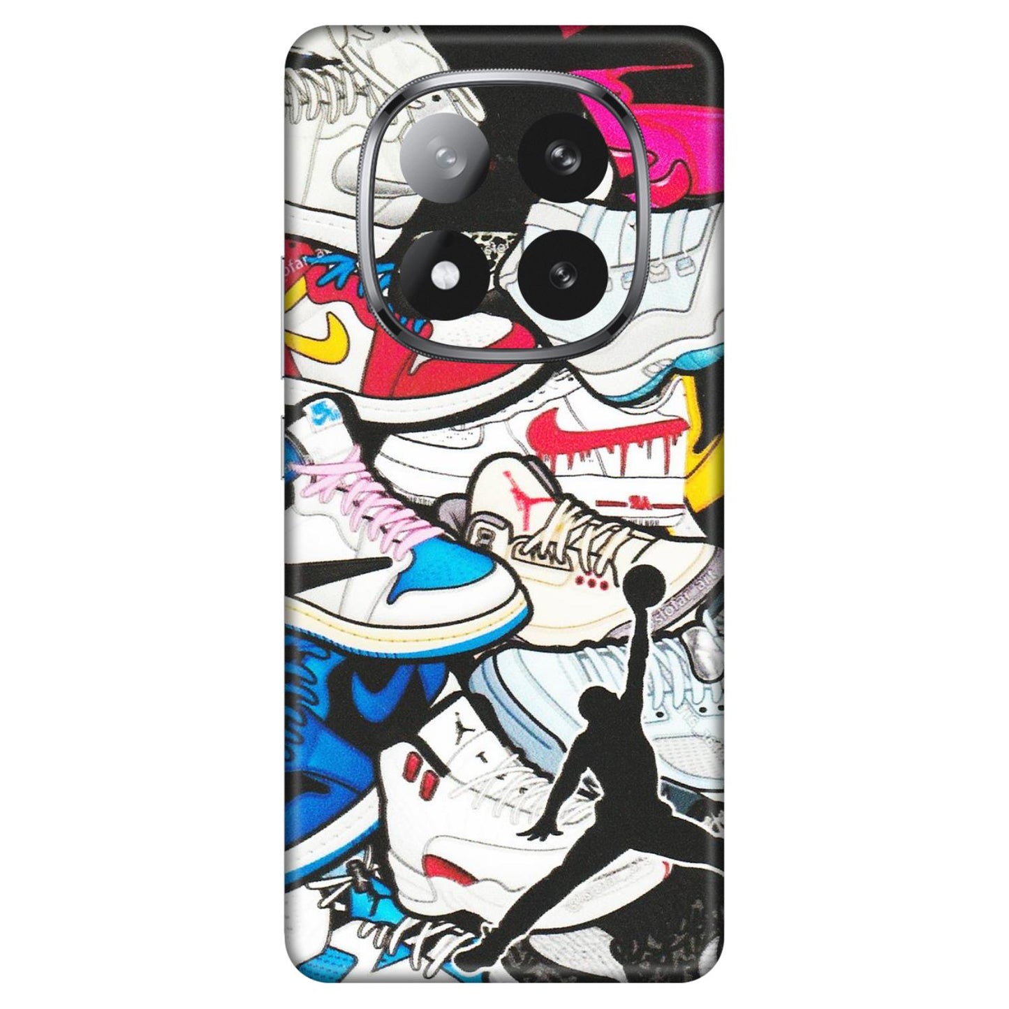 Xiaomi Redmi Phone Skins (All Models) - Jordan Sneakers Fan - Matte Finish (M-80) Redmi Note 14 Pro Plus 5G